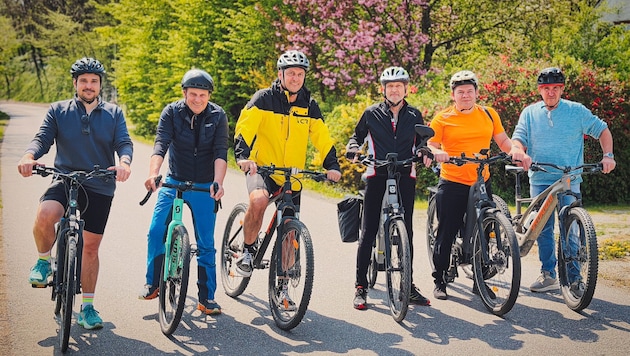 Die Vertreter von Moschendorf, Eberau, Güssing, Heiligenbrunn, Bildein und ...