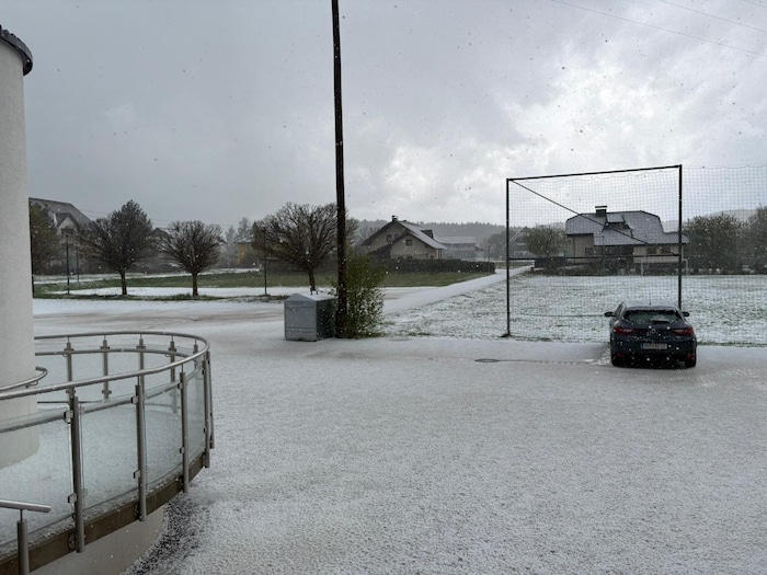 In St. Primus sieht es aus, als hätte es geschneit.