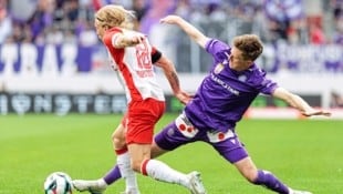 Austrias Abwehr um Wiesinger (re.) kassierte in den Top 6 bereits 13 Gegentreffer. 