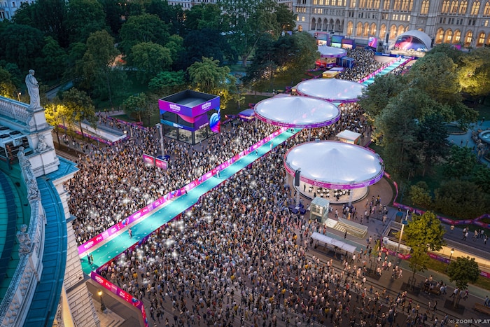 Für die Übertragung der ESC-Live-Shows am Rathausplatz wird auch dreimal der Ring gesperrt. ...