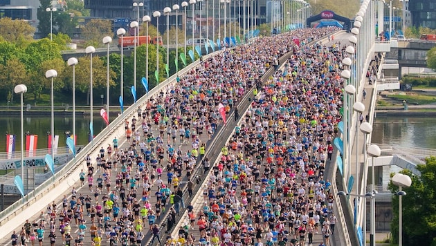 Beim Vienna City Marathon sorgen Tausende Teilnehmer für Tausende berührende Geschichten.