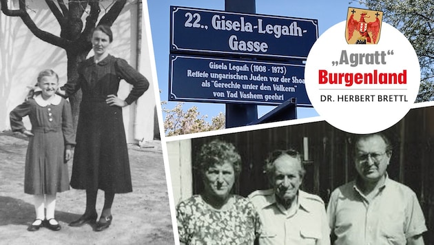 Gisela Legath (oben mit Tochter Frieda) wurde zur Lebensretterin in der NS-Zeit – heute ist eine ...