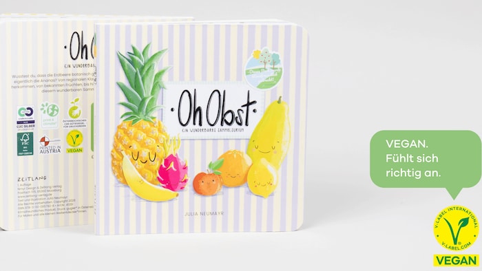 „Oh Obst“ – ein Buch für Kinder über veganes Leben.