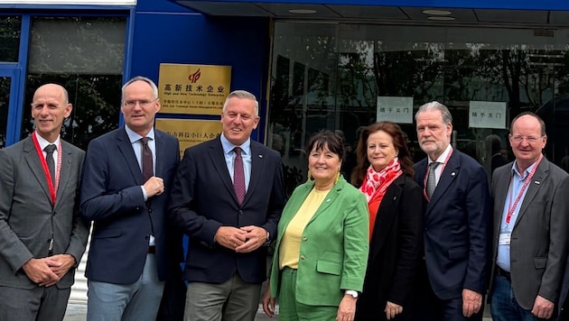 Die steirische Delegation bei AVL in Shanghai