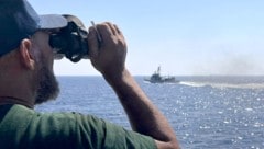 Ein Schiff der Küstenwache vor Libyen (Symbolbild)