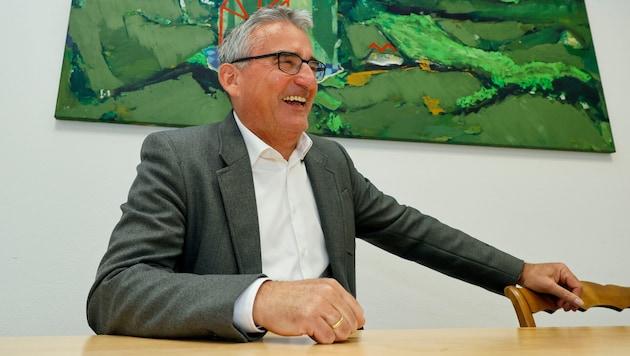 Bürgermeister Hans-Jörg Haslauer legt sich fest: „Oberalm steht finanziell gut da. Wir haben ...