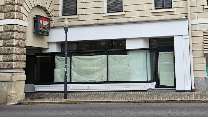 Auch am Neuen Platz sind sehr viele Läden leer.