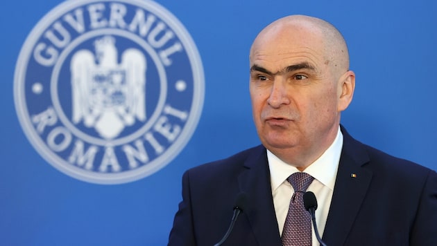 Dem Ministerpräsidenten,von Rumänien, Ilie Bolojan, wurde von den Postkommunisten das Vertrauen ...