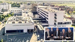 Der eigentliche Gewinner ist das Landesklinikum Mistelbach: Vertreter der ...