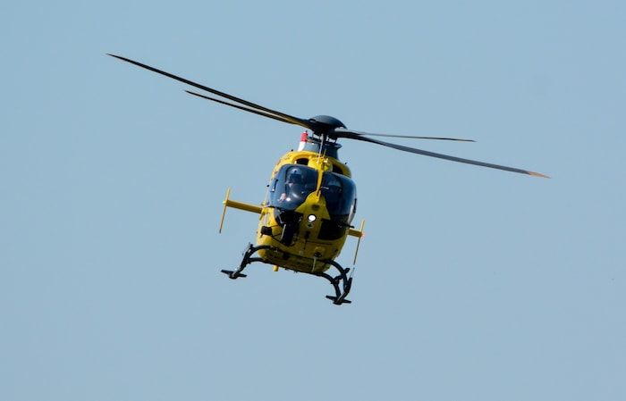 Auch ein Notarzthubschrauber wurde angefordert.
