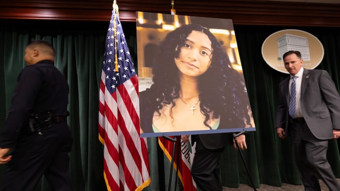 Bei der Pressekonferenz zeigte die Staatsanwaltschaft auch ein Bild des Mordopfers Celeste Rivas ...