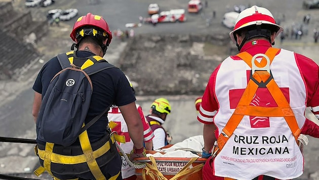 Laut einem Bericht des Sicherheitsministeriums des Bundesstaates Mexiko wurden mindestens neun ...
