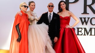 Meryl Streep, Emily Blunt, Stanley Tucci und Anne Hathaway ließen sich bei der Weltpremiere ...