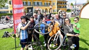 Radbegeisterte freuen sich auf einen sportlichen Tag!