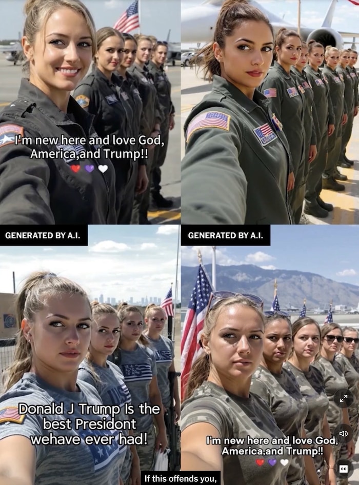 Ein TikTok-Sprecher wimmelte ab, dass es sich nach eigenen Nachforschungen bei den Konten ...