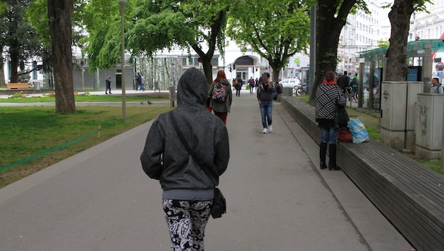 Der Bereich um den Linzer Volksgarten gilt als Hotspot der Drogen- und Obdachlosenszene.