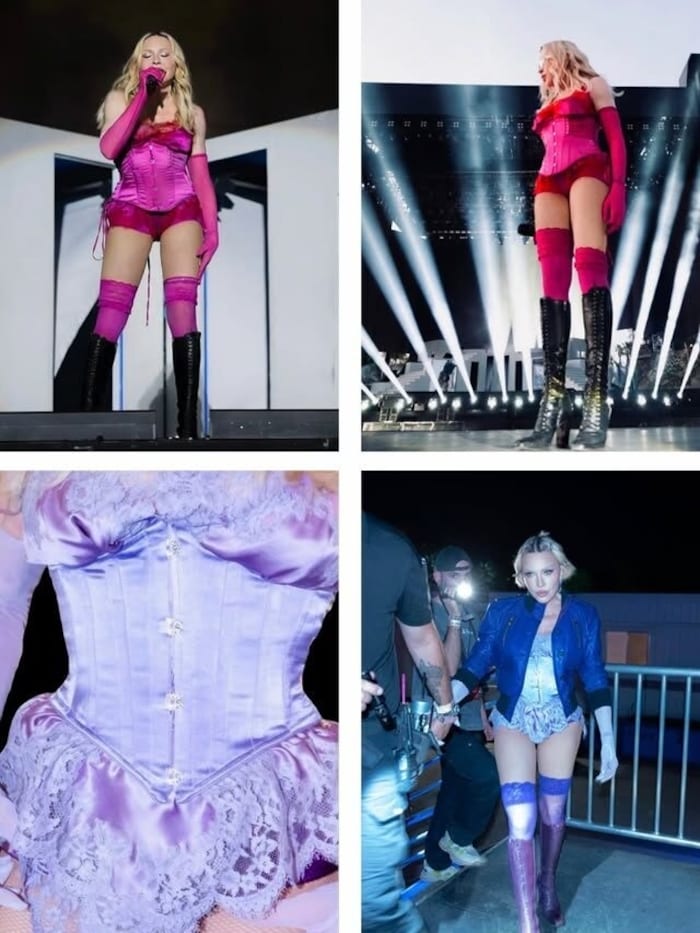 Gleich mehrere Bühnen-Outfits sind Madonna nach ihrem Coachella-Auftritt abhandengekommen. Jetzt ...
