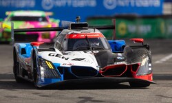Philipp Eng beim Rennen in Long Beach.