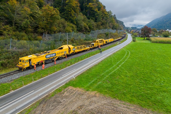 Samstag und Sonntag werden umfassende Arbeiten durchgeführt.
