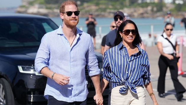 Prinz Harry und Herzogin Meghan besuchten letzte Woche den Bondi Beach in Sydney. Dabei kam es ...