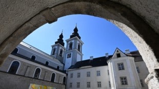 An der Mauer von Stift Kremsmünster war die Alkofahrt zu Ende.