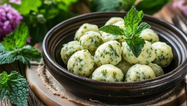 Diese Knödel eignen sich wunderbar als vegetarisches Gericht oder aber auch als Beilage zu ...