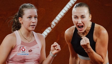 Sinja Kraus (links), Anastasia Potapova