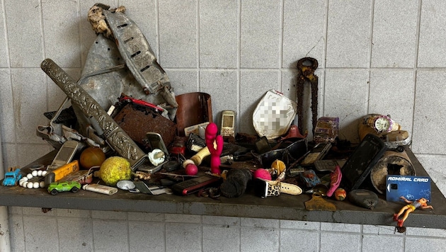 Verschiedenste Objekte werden nicht selten achtlos in Abwasserkanälen entsorgt.