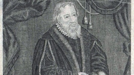 Ein Kupferstich von Johann Christoph Boecklin, der Bartholomäus Bernhardi zeigt. 