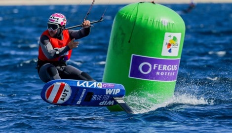 Kitesurfer Valentin Bontus ist nach Kreuzbandriss zurück.