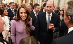 Prinzessin Kate begrüßte die Gäste im Buckingham-Palast im Style der Queen: Sie trug ihre ...