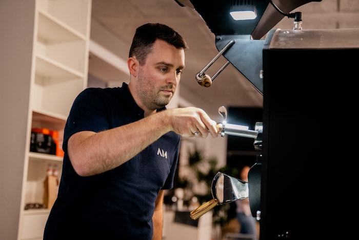 Bei der Arbeit: Alexander Andres.