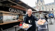 Bei Lukas Leopold am Grazer Hauptplatz gibt es Pizza, Aperol und Prosecco.