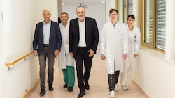 Im Gleichschritt für eine bessere Patientenversorgung. Kriwanek (med. Geschäftsführer), Prim. ...