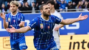 Shon Weissman brachte die Linzer in Minute 29 in Führung.