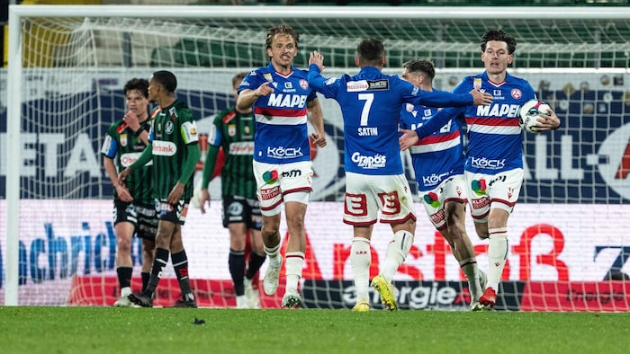 Der Anschlusstreffer von Mark Grosse (re.) gegen seinen Ex-Verein kam zu spät.