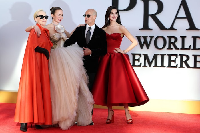 Meryl Streep, Emily Blunt, Stanley Tucci und Anne Hathaway feierten Anfang der Woche die ...