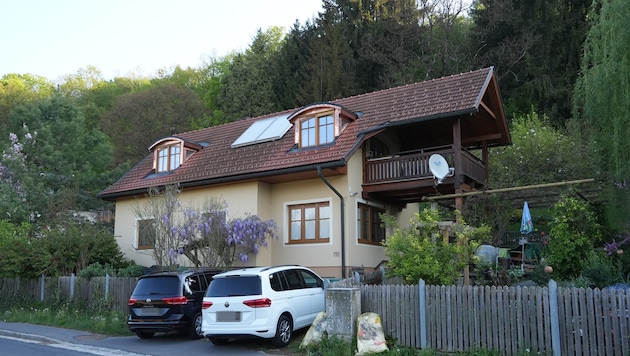 The crime scene: The 17-year-old apparently entered through the balcony.