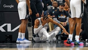 Victor Wembanyama verletzte sich im Spiel gegen die Portland Trail Blazers.