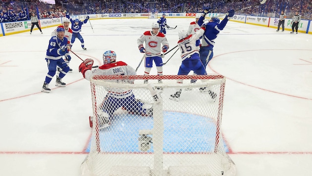 Die Montreal Canadiens mussten sich Tampa Bay geschlagen geben.