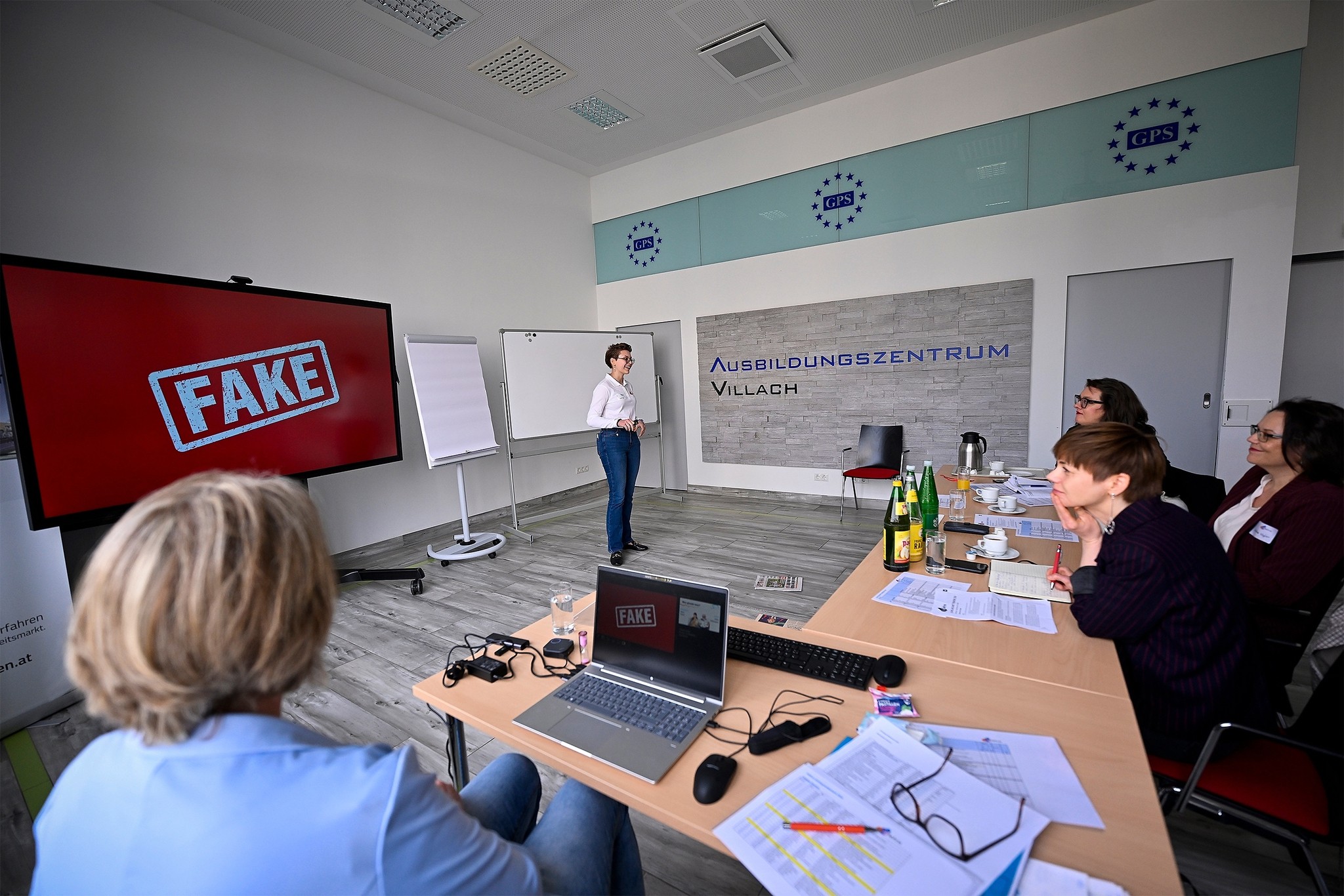 Barbara Frank vom ORF, Christina Natascha Kogler von der Kärntner Krone und Eva Gabriel von der ...