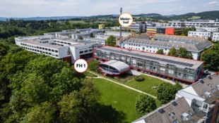 Das Gebäude FH1 am Campus in Hagenberg wird neu gebaut.