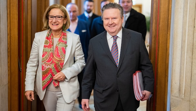 Johanna Mikl-Leitner und Michael Ludwig sind sich bei der Gesundheitspolitik nicht immer ganz ...