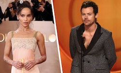 Zoë Kravitz zeigte sich am Wochenende beim Spaziergang mit Harry Styles mit einem verdächtigen ...