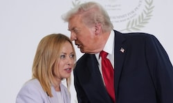 Italiens Ministerpräsidentin Giorgia Meloni und US-Präsident Donald Trump