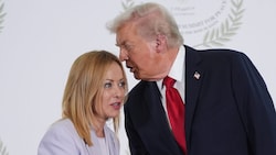 Italiens Ministerpräsidentin Giorgia Meloni und US-Präsident Donald Trump