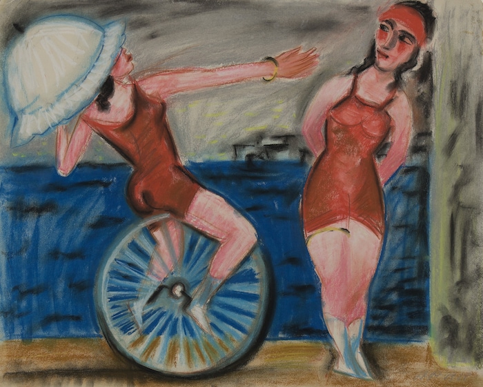 Max Pechstein, Einradfahrerinnen, 1928 Privatbesitz