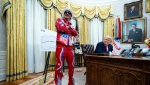 Gute Freunde kann niemand trennen: Kid Rock und sein Spezi Donald Trump.