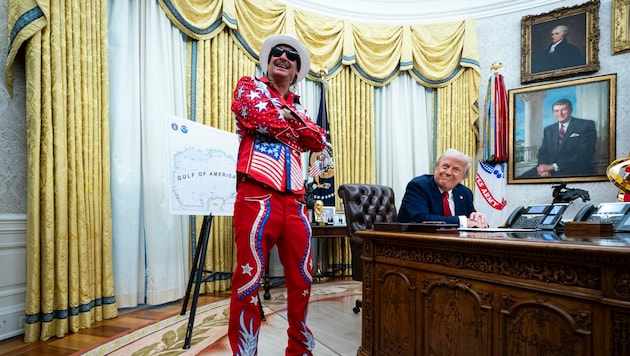 Gute Freunde kann niemand trennen: Kid Rock und sein Spezi Donald Trump.