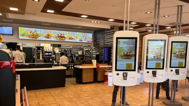 Die digitalen Kioske sind aus den Filialen der Fast-Food-Kette nicht mehr wegzudenken.